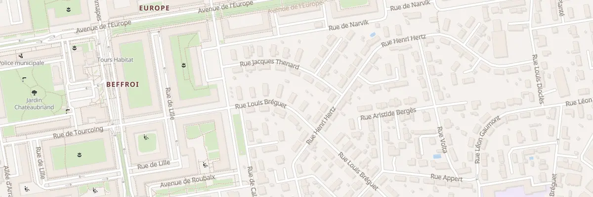 Plan du 10 Rue Louis Bréguet à Tours