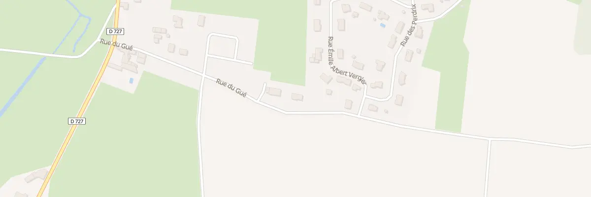 Plan du 9 Rue du Gué à Mazerolles