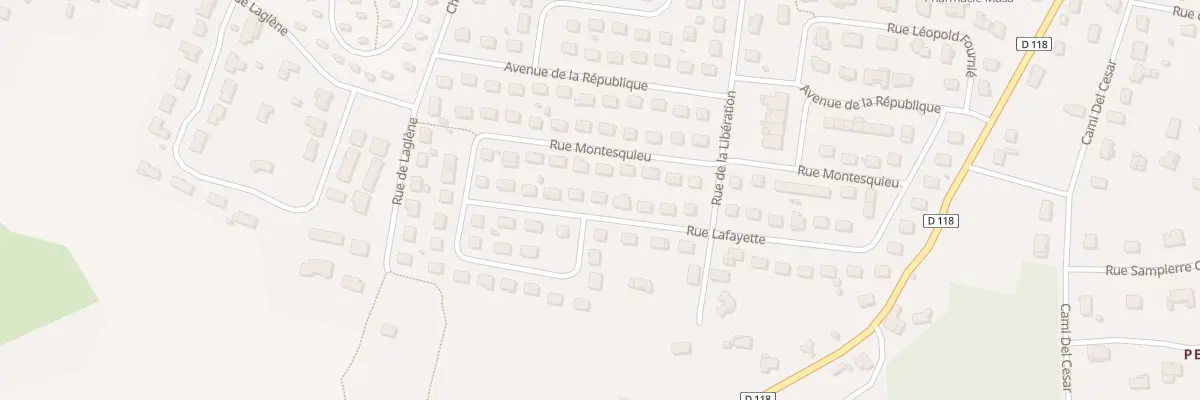 Plan du 30 Rue Lafayette à Pujols