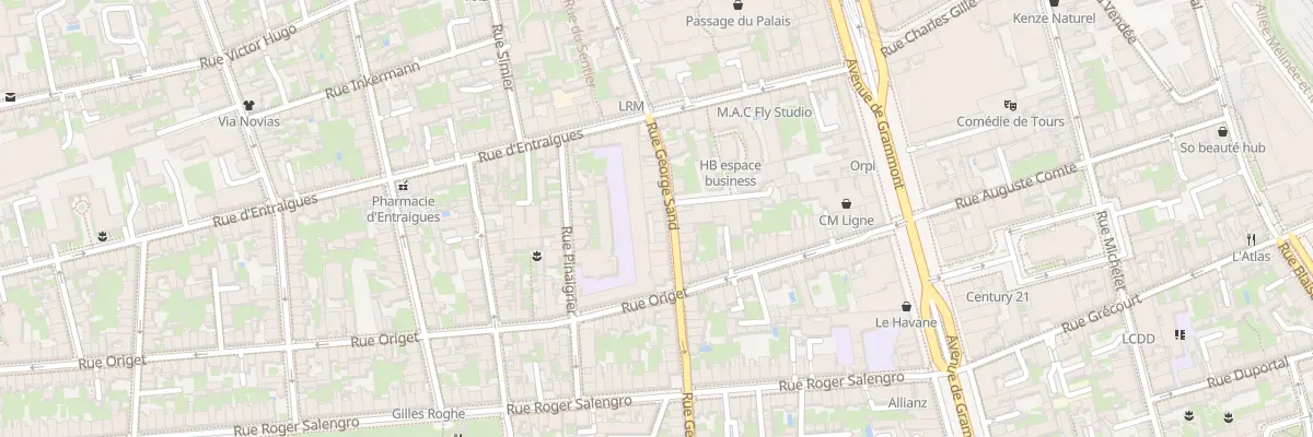 Plan du 49 Rue George Sand à Tours