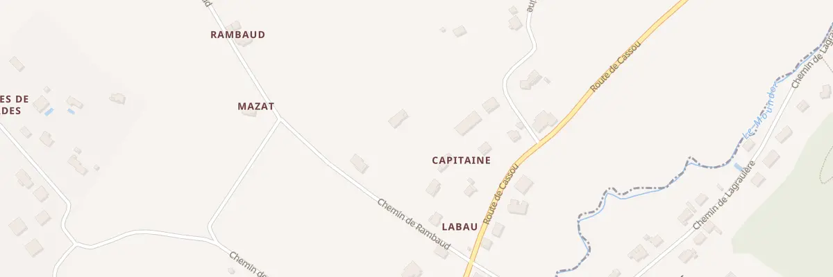 Plan du 1045A Capitaine à La Sauvetat-sur-Lède