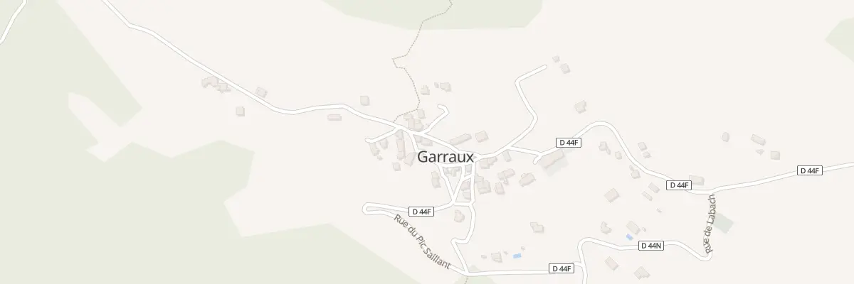 Plan du 34 Village de Garraux à Bezins-Garraux