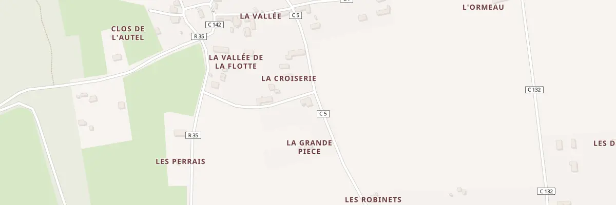 Plan du 2 La Grande Piece Lavenay à Loir en Vallée