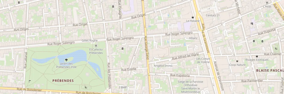 Plan du 77 Rue George Sand à Tours