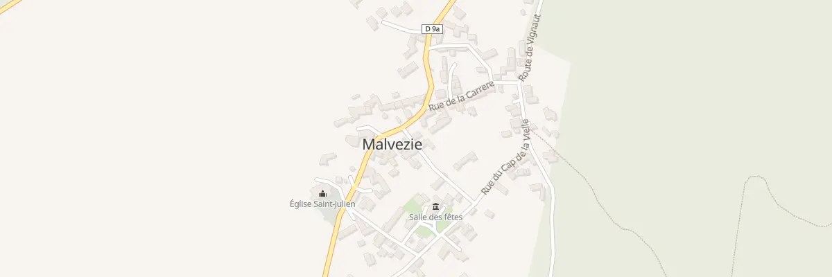 Plan du 33 Village à Malvezie