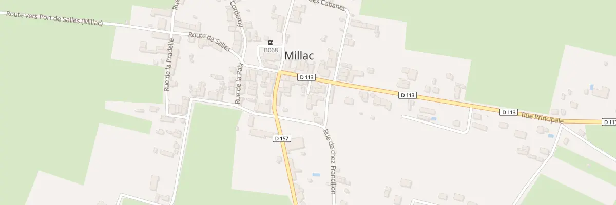 Plan du 2 Imp de la Boulangerie à Millac