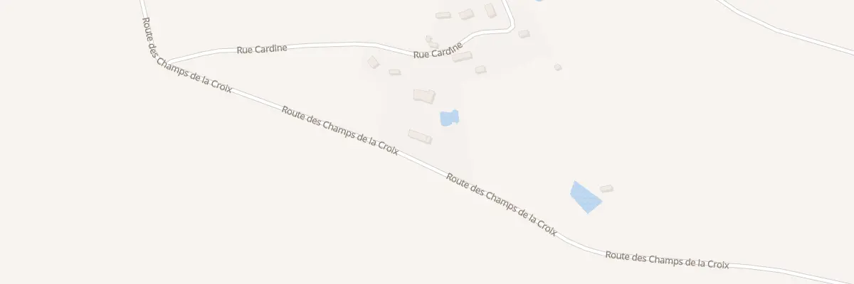 Plan du 83 Rte des Champs de la Croix à Franqueville