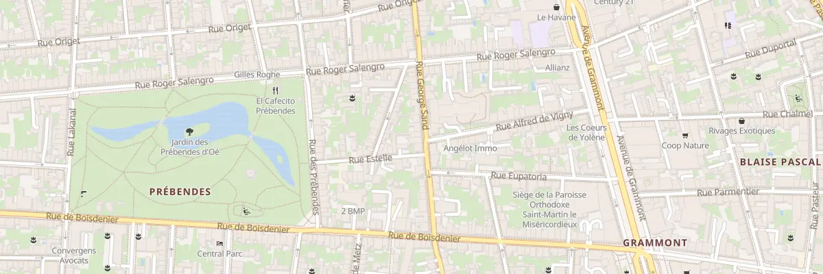 Plan du 87 Rue George Sand à Tours