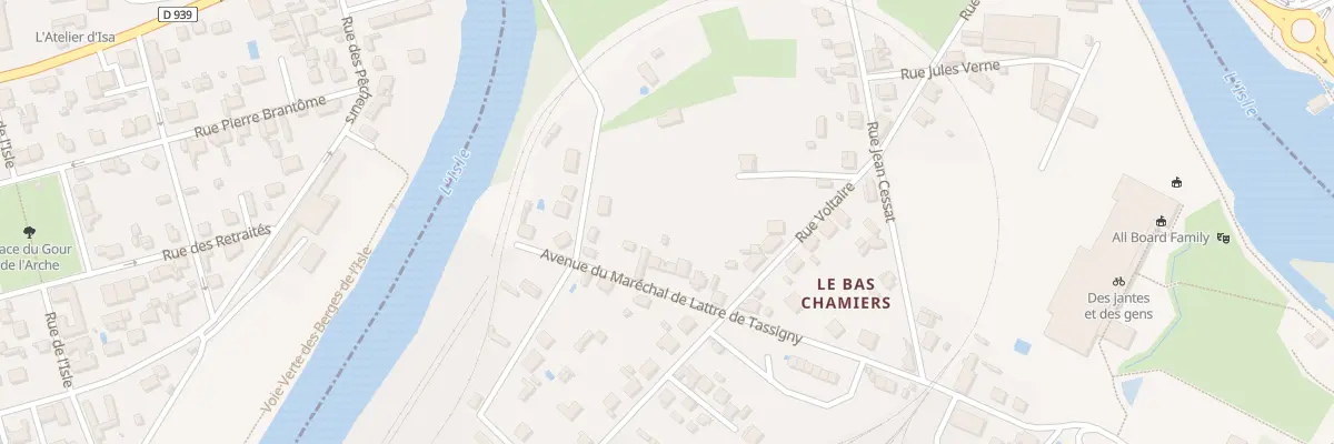 Plan du 96 Av Mal de Lattre de Tassigny à Coulounieix-Chamiers