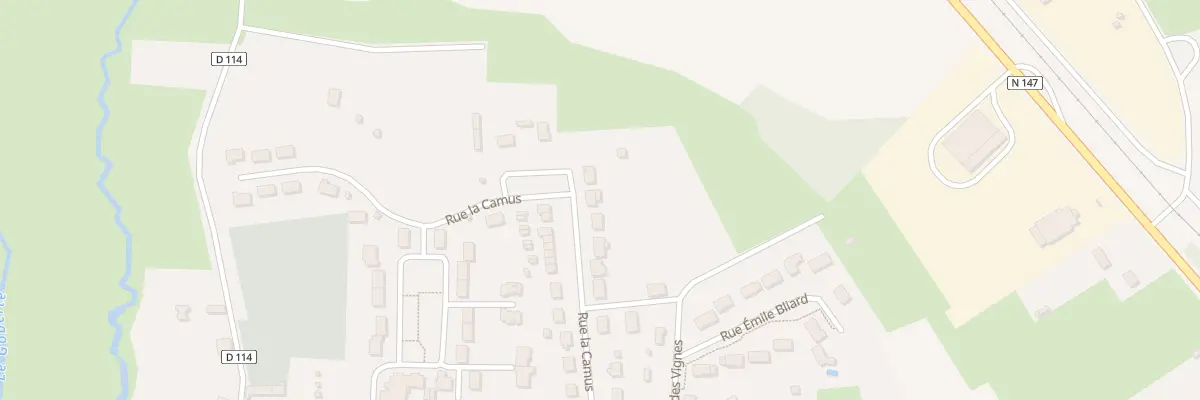 Plan du 24 Rue la Camus à Mazerolles