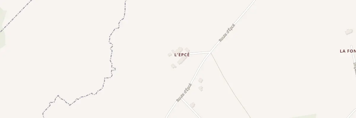 Plan du 1374 Rte Epce à Cour-Maugis sur Huisne