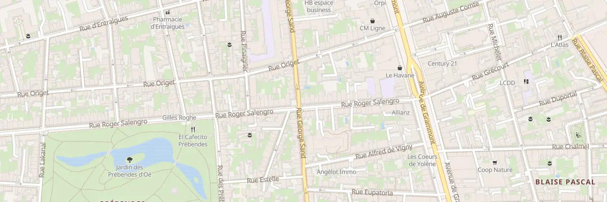 Plan du 86 Rue George Sand à Tours