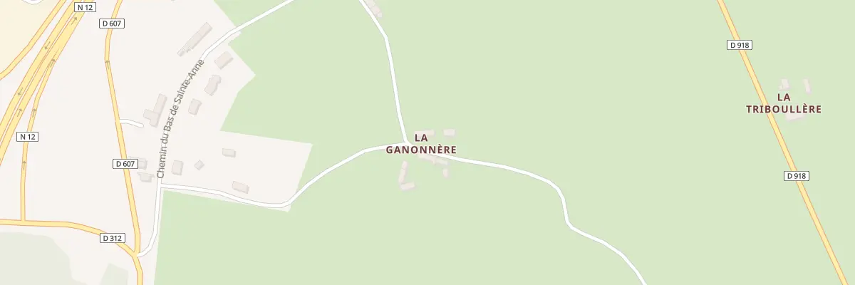 Plan du 551 La Ganonniere à Tourouvre au Perche