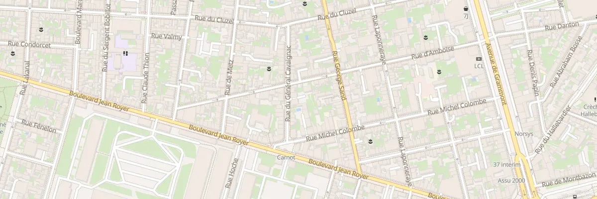 Plan du 36 Rue du Général Cavaignac à Tours
