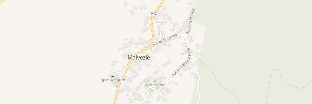 Plan du 31 Village à Malvezie