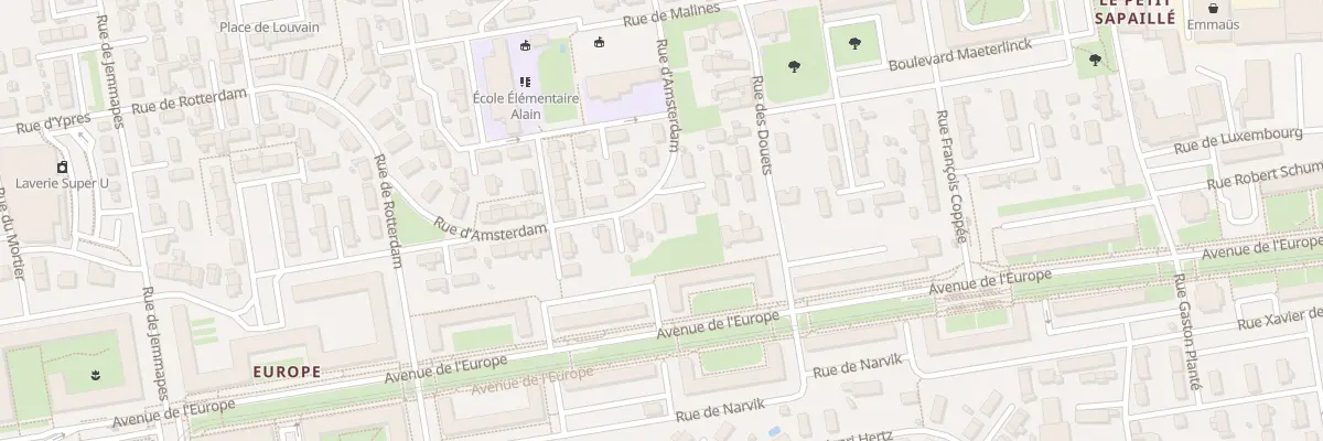 Plan du 40 Rue d’Amsterdam à Tours