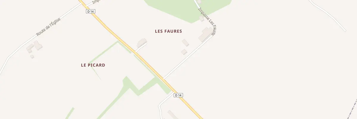 Plan du 6 Les Faures à Sainte-Radegonde
