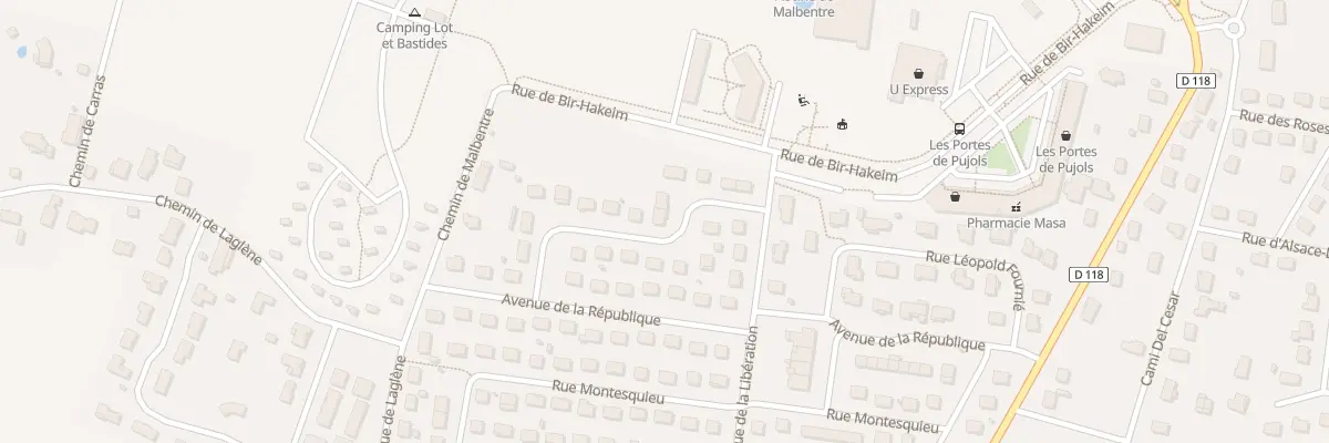 Plan du 12 Rue Paul Salban à Pujols