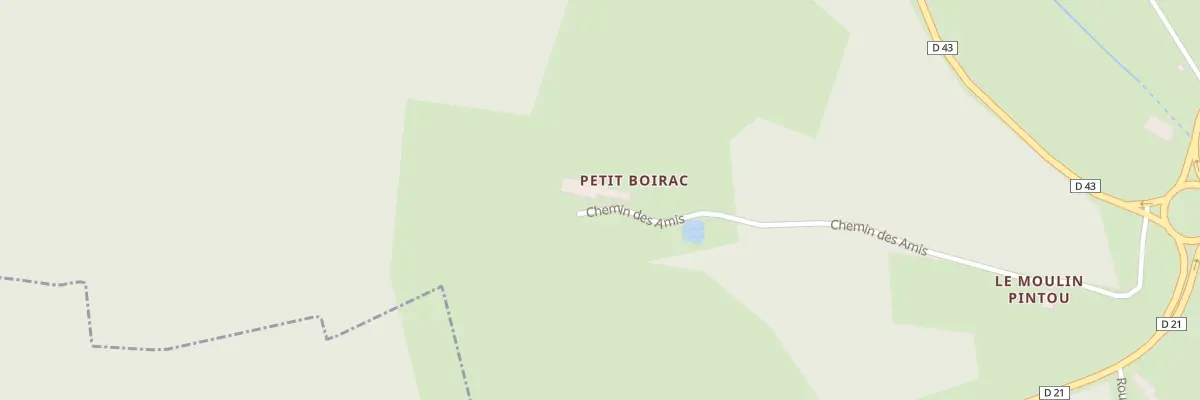 Plan du 520 Che des Amis à Vergt