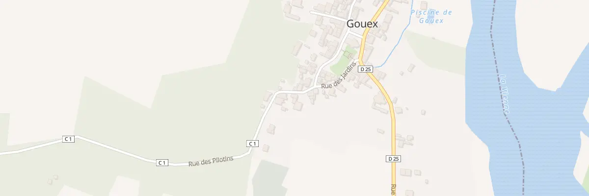 Plan du 3 Rue des Pilotins à Gouex