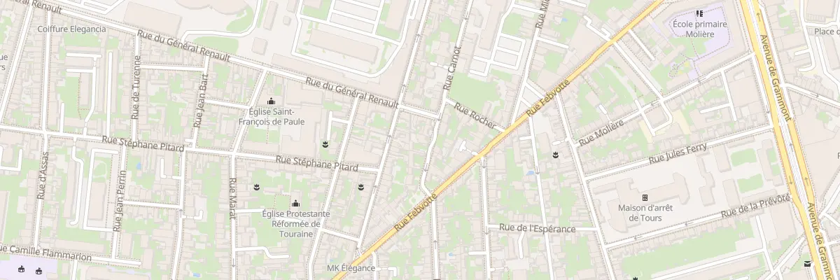 Plan du 63 Rue Carnot à Tours