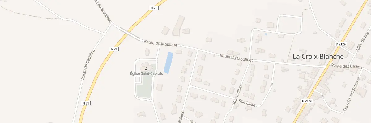 Plan du 12 Rue Naïade à La Croix-Blanche