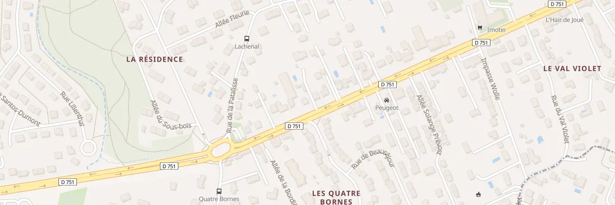 Plan du 81 Bd de Chinon à Joué-lès-Tours