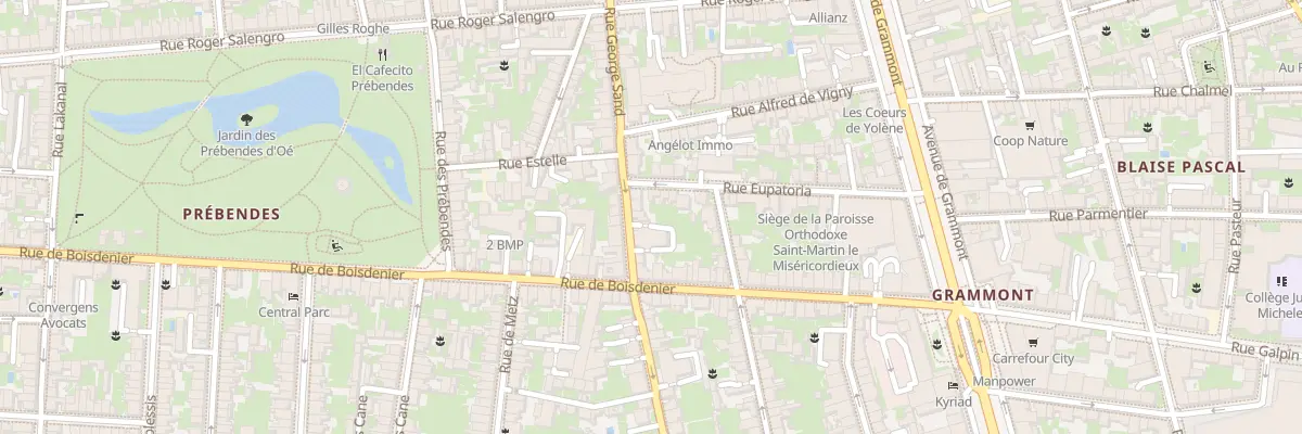 Plan du 110 Rue George Sand à Tours