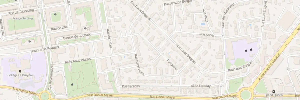 Plan du 5 Rue Joule à Tours