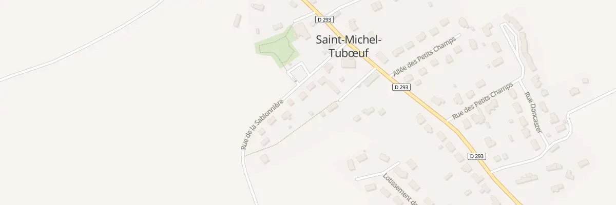 Plan du 7 Rue de la Sablonniere à Saint-Michel-Tubœuf