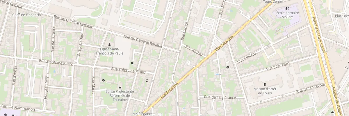 Plan du 61 Rue Carnot à Tours