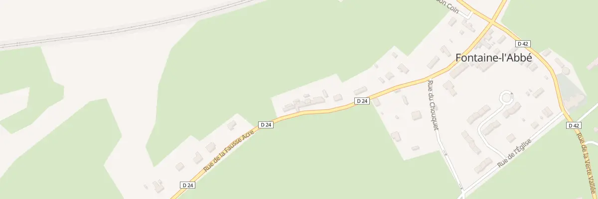 Plan du 328 Rue de la Fausse Acre à Fontaine-l’Abbé