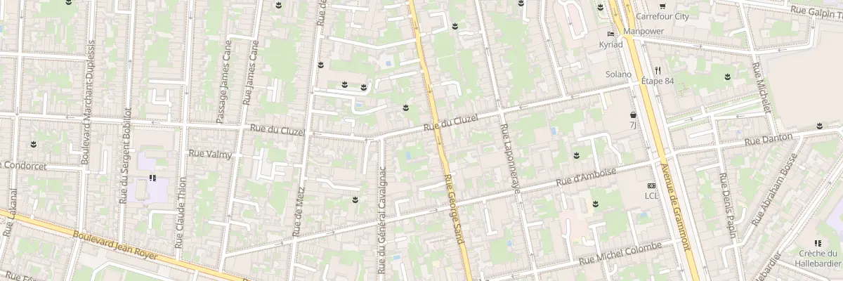 Plan du 52 Rue du Cluzel à Tours