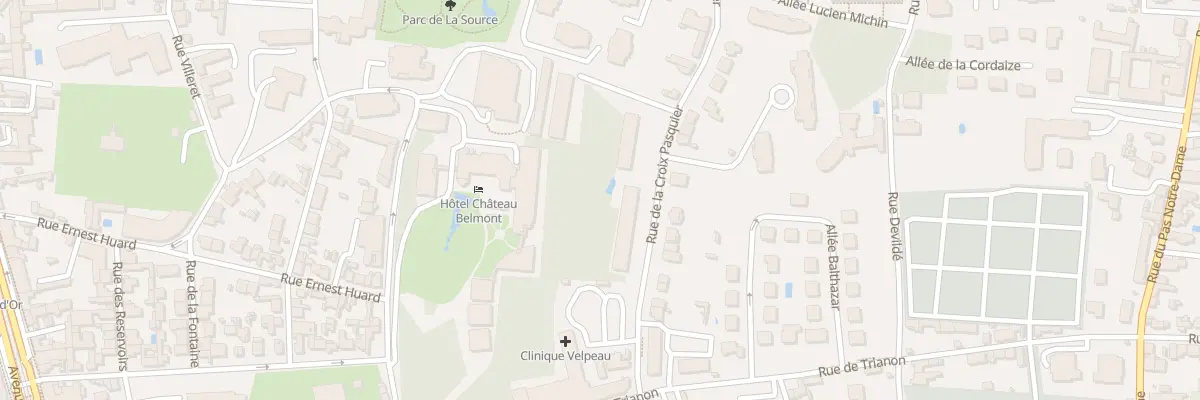 Plan du 22 Rue Croix Pasquier à Tours