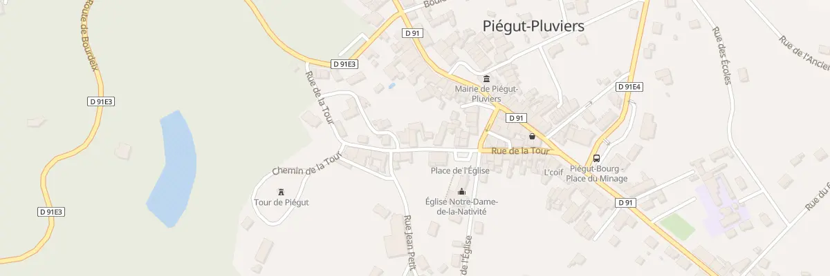 Plan du 20 Rue de la Tour à Piégut-Pluviers