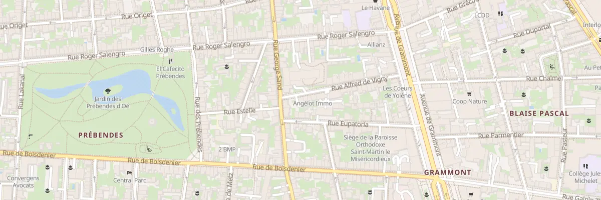 Plan du 38 Rue Alfred de Vigny à Tours