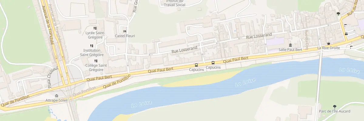 Plan du 17 Quai Paul Bert à Tours