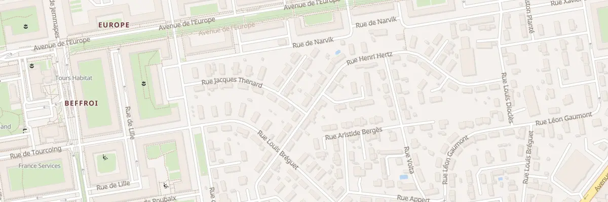 Plan du 46 Rue Henri Hertz à Tours
