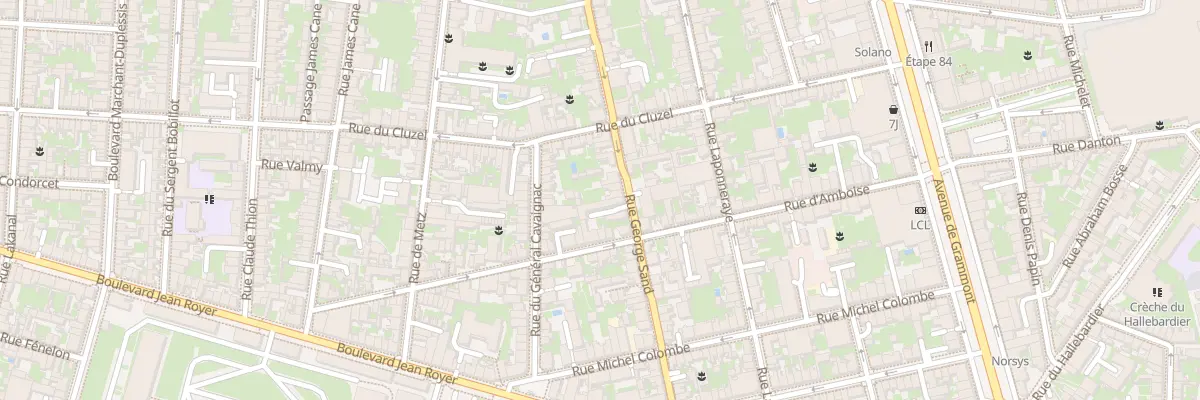 Plan du 149 Rue George Sand à Tours