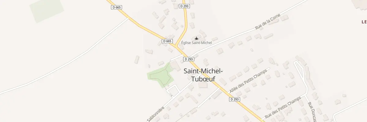 Plan du 63 Saint Michel à Saint-Michel-Tubœuf