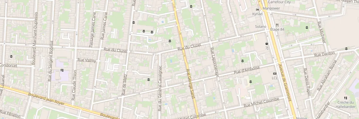 Plan du 143 Rue George Sand à Tours