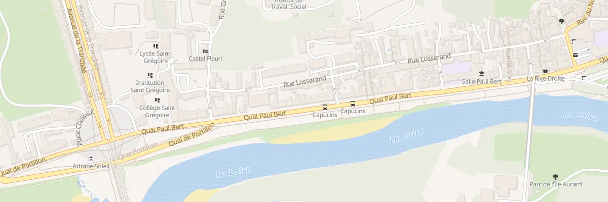Plan du 18 Quai Paul Bert à Tours