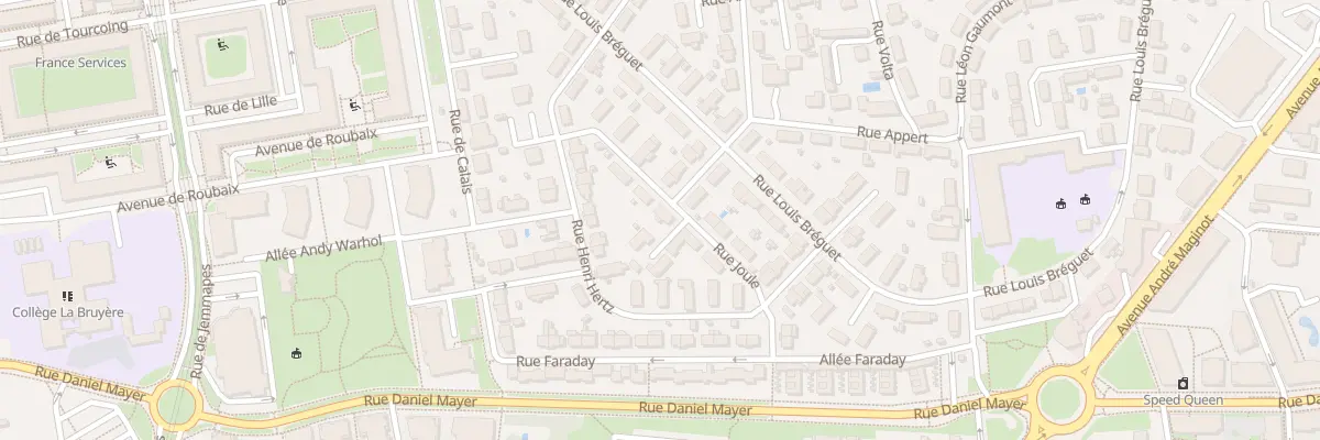 Plan du 7 Rue Joule à Tours
