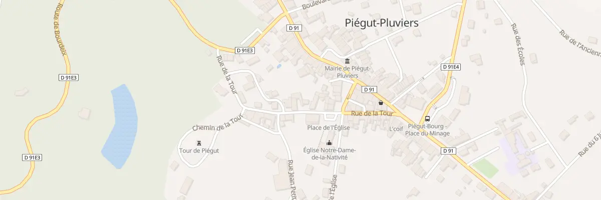 Plan du 18 Rue de la Tour à Piégut-Pluviers