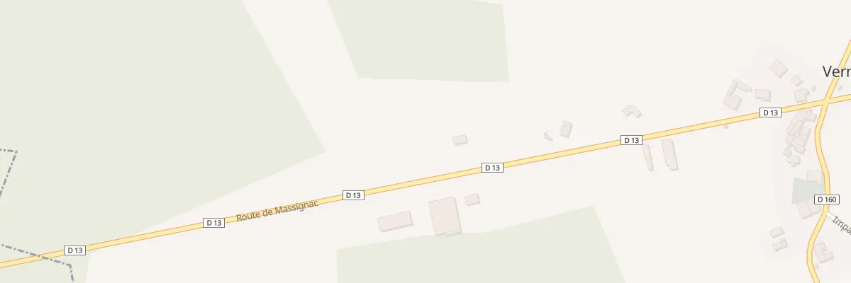 Plan du 18 Rte de Massignac à Verneuil