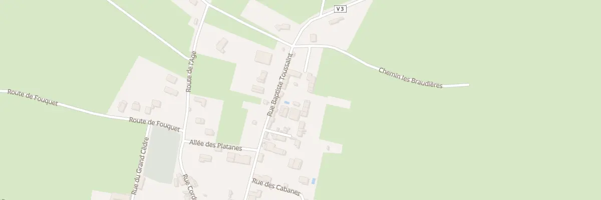 Plan du 26 Rue Baptiste Toussaint à Millac