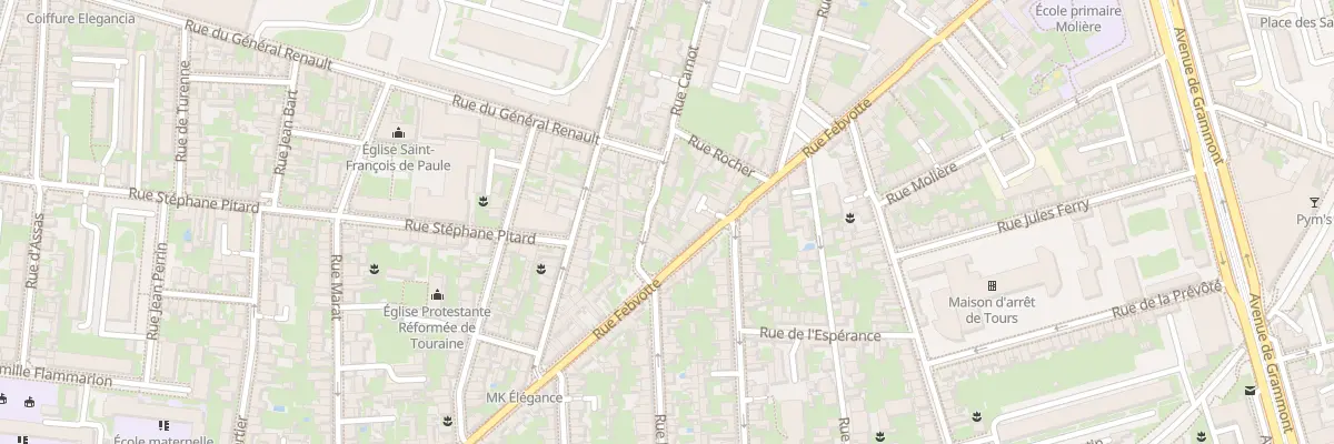 Plan du 76 Rue Carnot à Tours