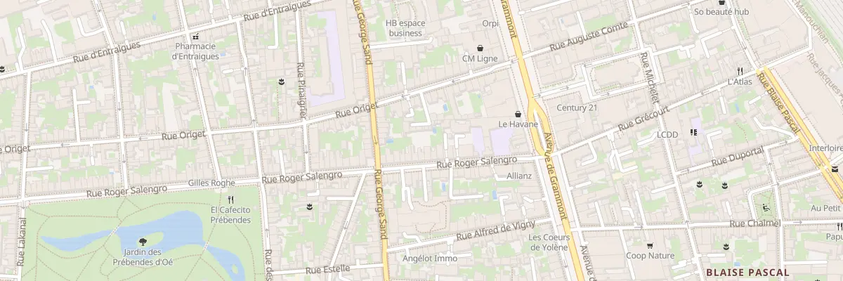 Plan du 17 Rue Roger Salengro à Tours