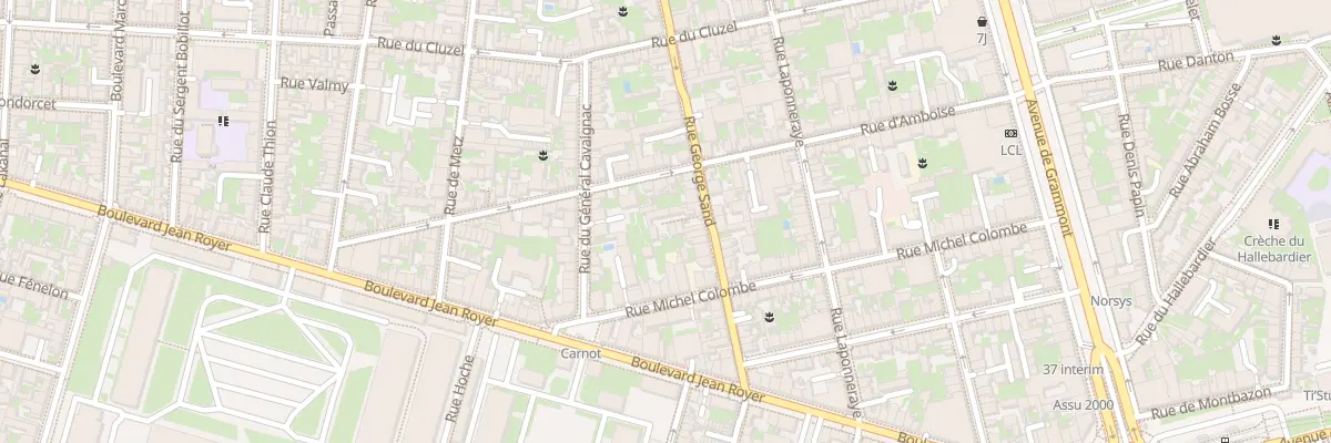 Plan du 163B Rue George Sand à Tours