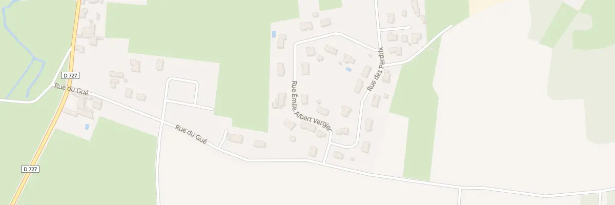 Plan du 5001 Rue Emile Albert Vergier à Mazerolles